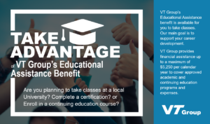 VT Group’s Educational Assistance Benefit email image